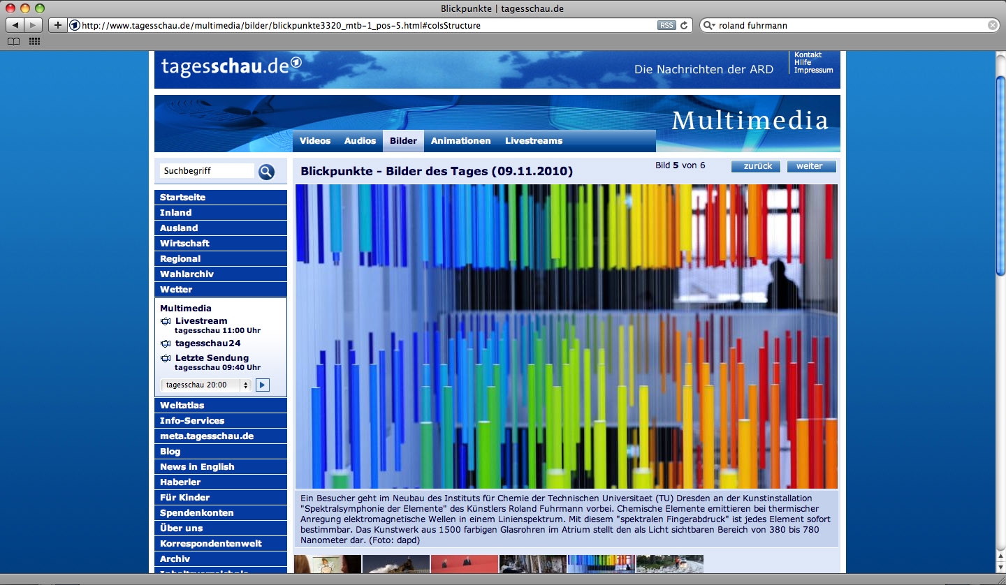 Dokumentation von 50 Kunst-am-Bau-Werken